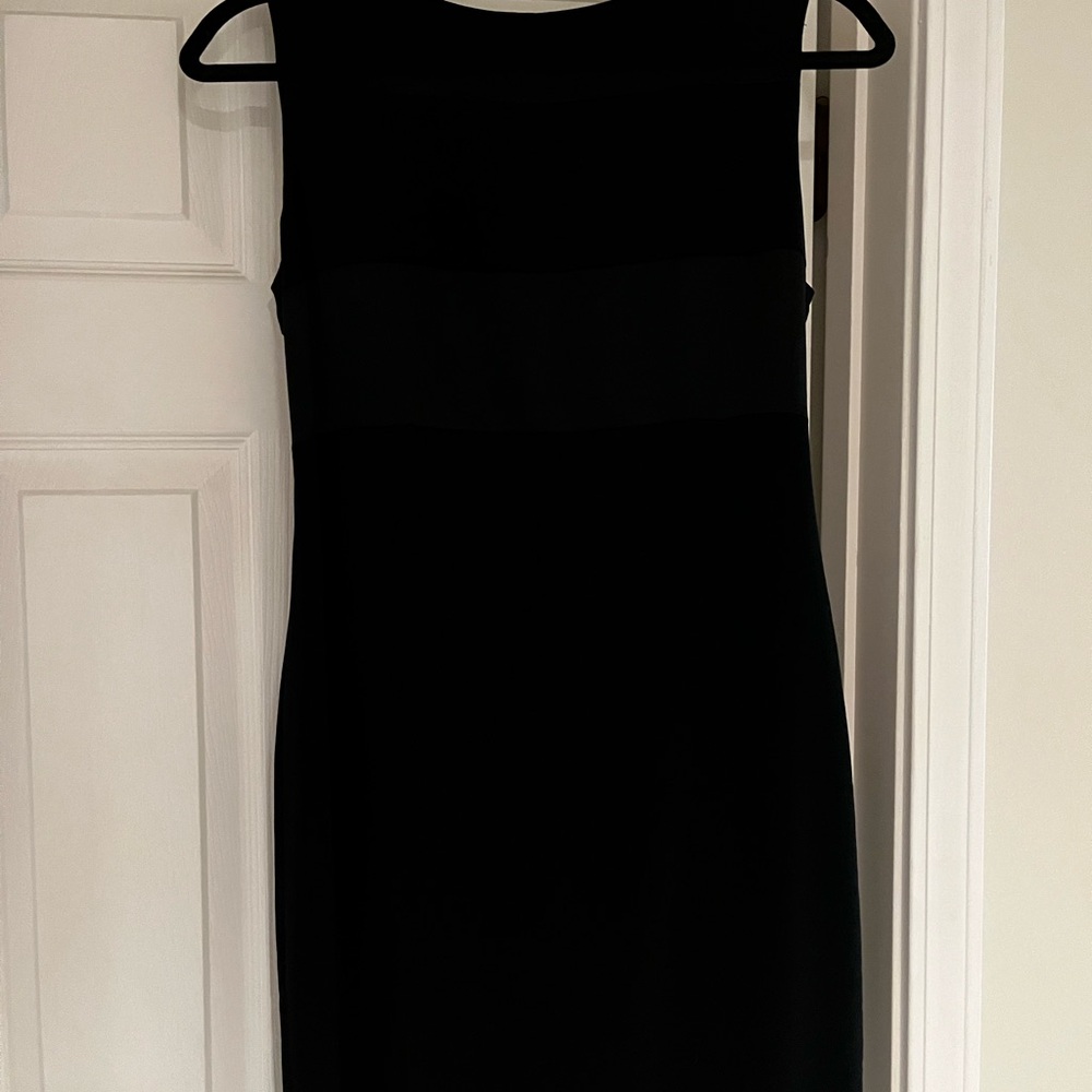 Jones New York Classic Black Midi Dress